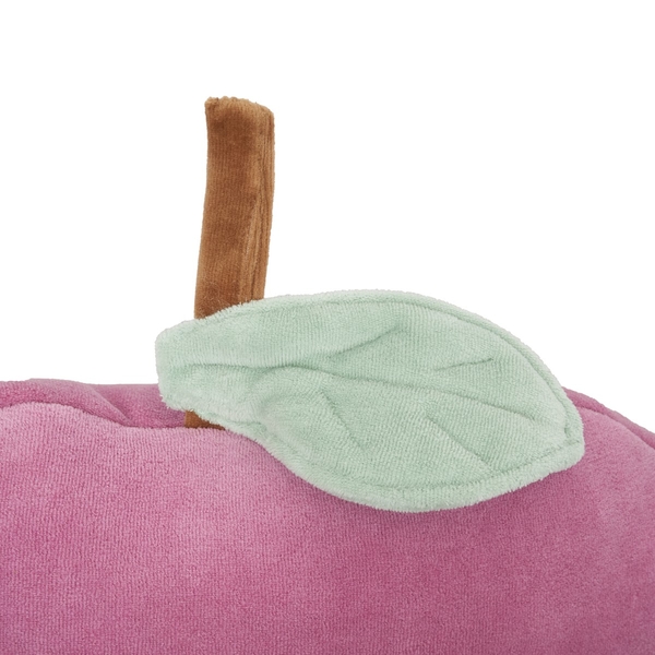 Бампер-подушка Twins Apple, велюр, 37×45 см, фіолетовий (7099-DTA-11) - Pampik - 2