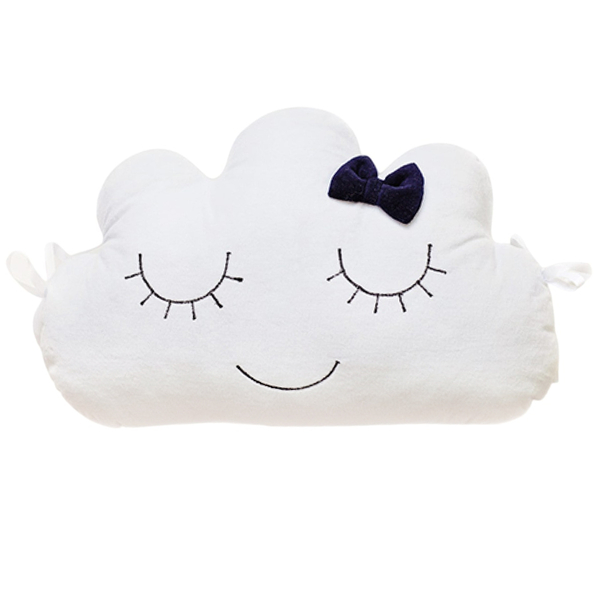 Бампер-подушка Twins Cloud, 52х35х10 см, белый (7099-DC-13) - Pampik