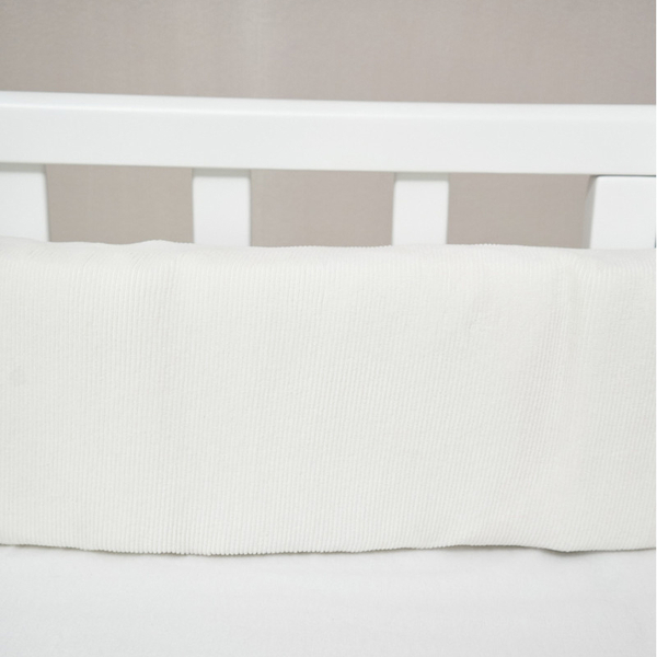 Бампер-валик Twins Ego, велюр, 240 см, молочний (2032-BVTEV-202) - Pampik - 3