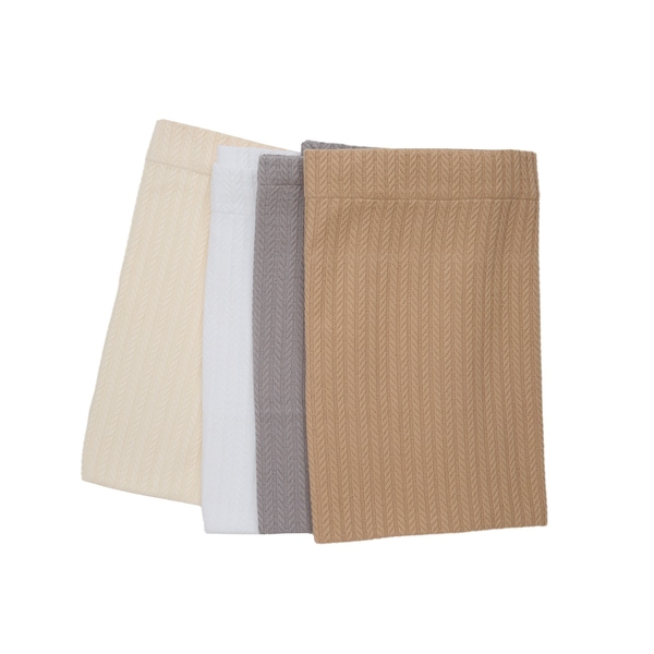 Плед Twins Pastel nude, утепленный, 100х100 см, светло-бежевый (1407-TP-02) - Pampik - 5