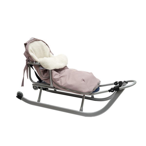 Конверт прогулянковий Twins Silver з рукавицями, latte латте (9012-SNA-201) - Pampik - 12