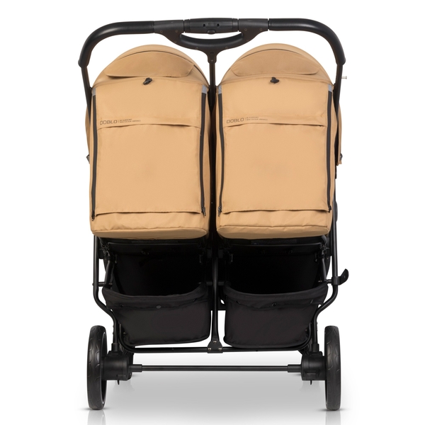 Прогулочная коляска для двойни Euro-Cart Doblo 2024 Camel (EGDOB24-03) - Pampik - 4