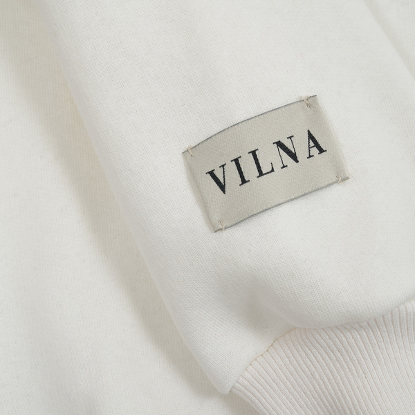 Світшот Twins утеплений з вишивкою, р.L, ecru, беж світлий (W-202-ST-L-202) - Pampik - 2