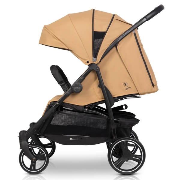 Прогулочная коляска для двойни Euro-Cart Doblo 2024 Camel (EGDOB24-03) - Pampik - 8