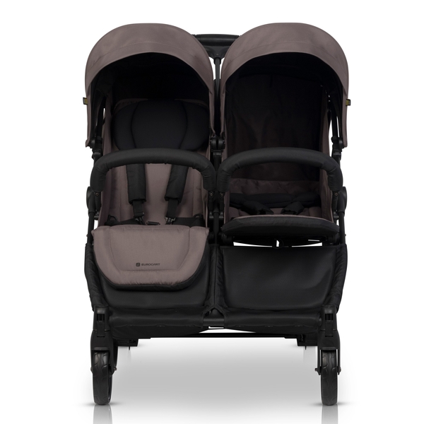 Прогулянкова коляска для двійні Euro-Cart Doblo 2024 Taupe (EGDOB24-25) - Pampik - 4