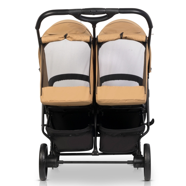 Прогулочная коляска для двойни Euro-Cart Doblo 2024 Camel (EGDOB24-03) - Pampik - 5