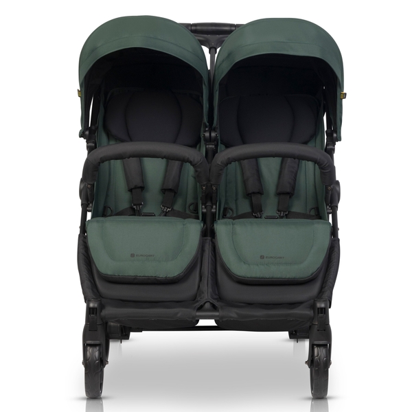 Прогулянкова коляска для двійні Euro-Cart Doblo 2024 Jungle (EGDOB24-21) - Pampik - 2