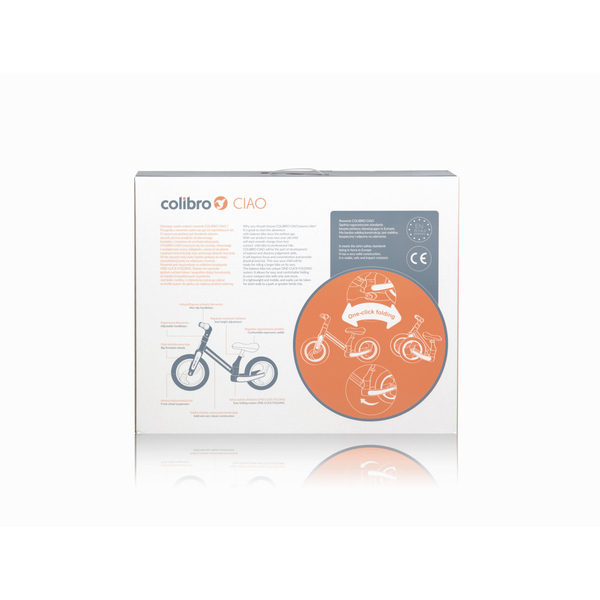 Біговел Colibro Ciao Street Grey, графітовий (R/CO/SG) - Pampik - 11