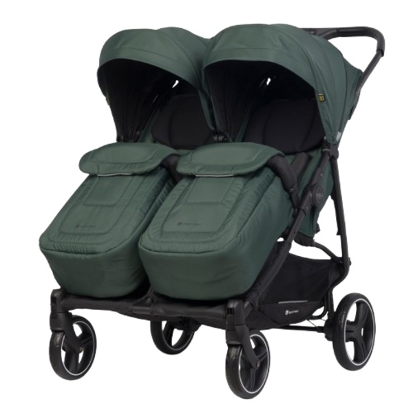 Прогулянкова коляска для двійні Euro-Cart Doblo 2024 Jungle (EGDOB24-21) - Pampik
