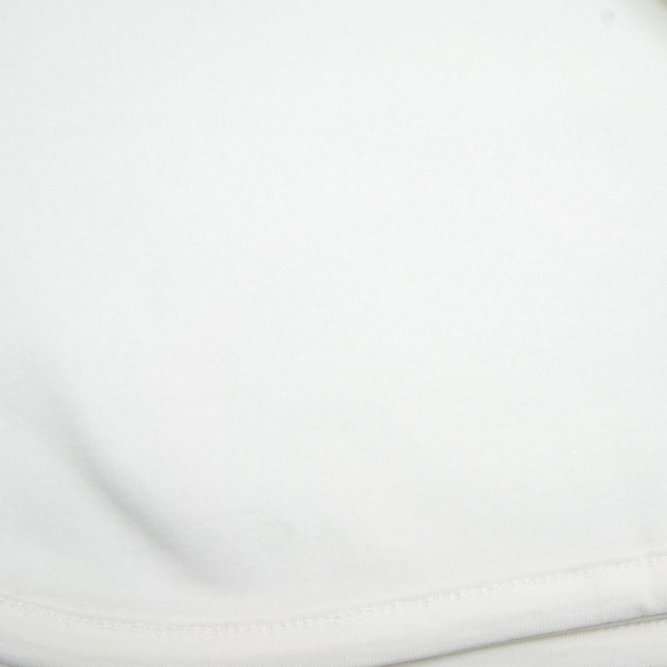 Крыжма-плед Twins, флис без декора, 100x100 см, белый (1408-КТLF1001) - Pampik - 5