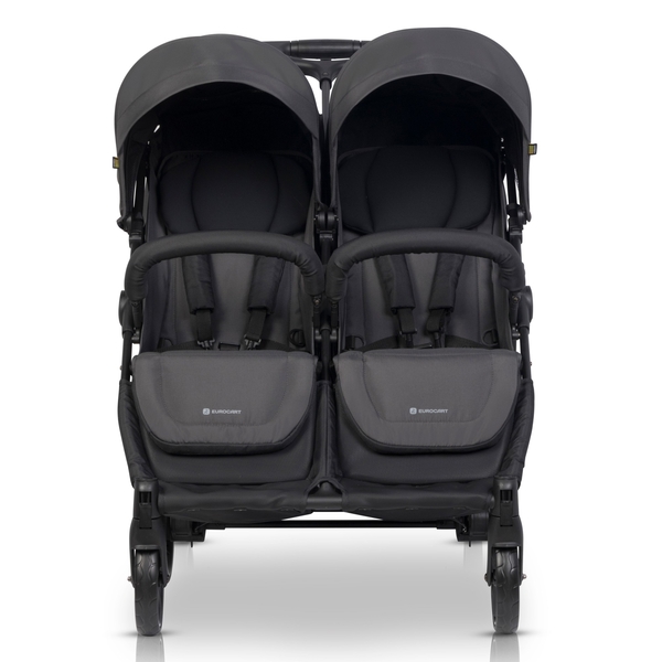 Прогулочная коляска для двойни Euro-Cart Doblo 2024 Iron (EGDOB24-16) - Pampik - 2
