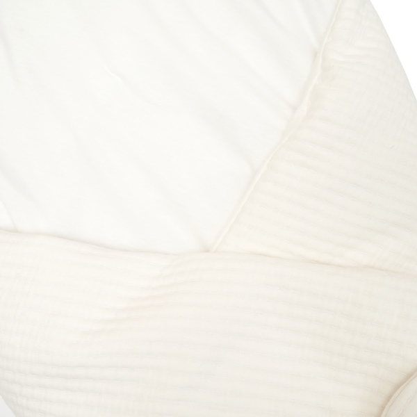 Конверт-плед Twins Cotton New, зі зйомним наповненням, 90х90 см, бежевий (9026-TCN-02) - Pampik - 5