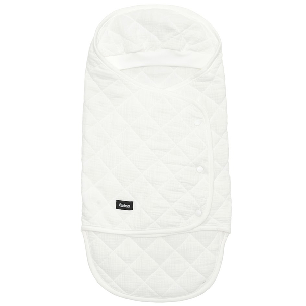 Конверт Twins Geometry, муслін стьобаний, 0-6 міс., Milk молочний (9017-TGM-202) - Pampik