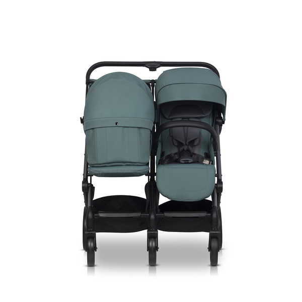 Прогулянкова коляска для двійні EasyGo Echo 2024, зелений (EGECB24-06) - Pampik - 2