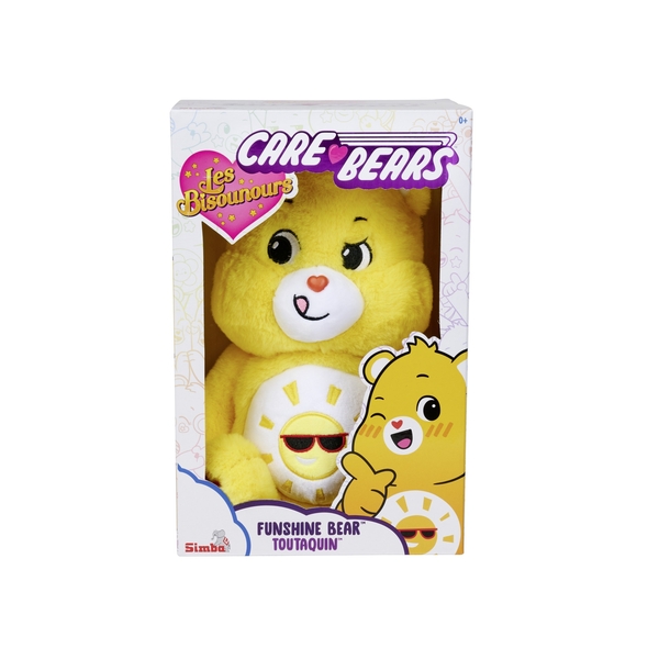 М'яка іграшка Simba Care Bears Ведмідь Жовтий, 35 см (6305878002) - Pampik - 5