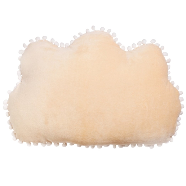 Бампер-подушка Twins Cloud Маршмелоу, 55х35 см, бежевый (2020-BTCM-02) - Pampik