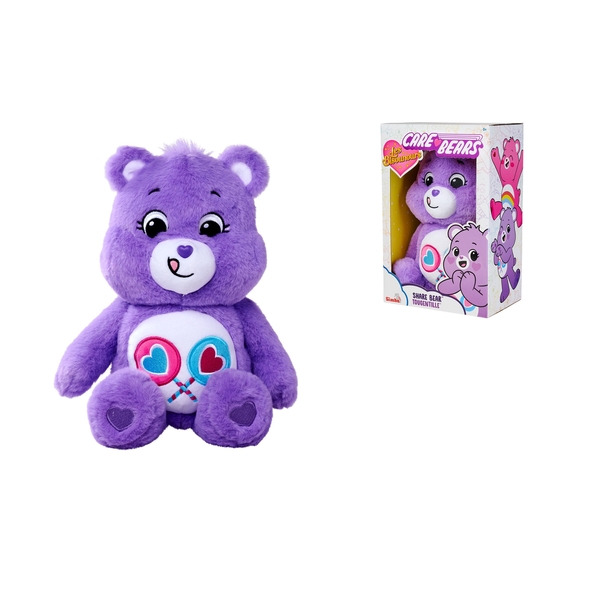 М'яка іграшка Simba Care Bears Ведмідь Фіолетовий, 35 см (6305878005) - Pampik