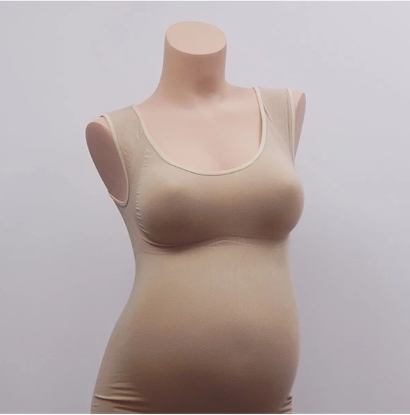 Майка RelaxSan з підтримкою для грудей, р.S, бежевий (5300/361) - Pampik - 2