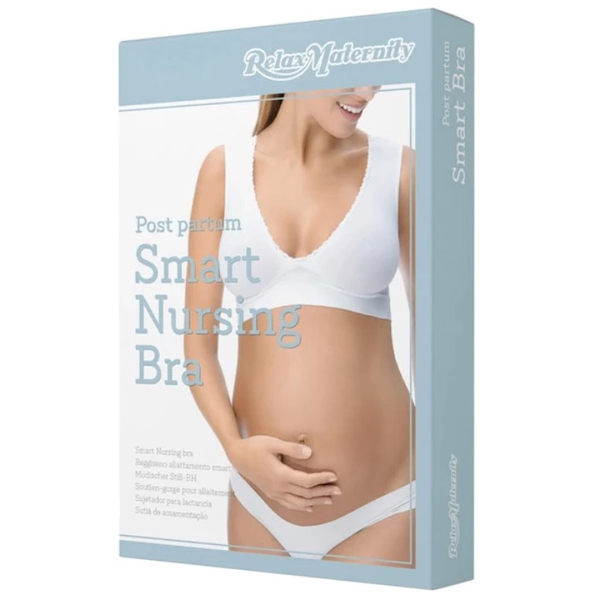 Топ для кормления RelaxSan, с кружевом, р.S, белый (5711/18424) - Pampik - 5