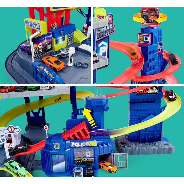 Ігровий набір Majorette Гараж. Центр гонки, зі звуковими та світловими ефектами (2059988) - Pampik - 7