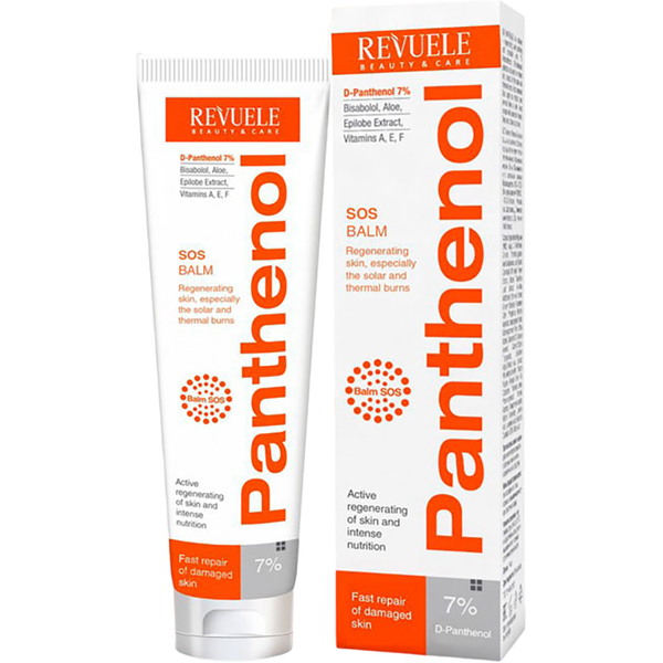 Бальзам от солнечных и термических ожогов Revuele Pantenol SOS Balm For Solar and Thermal Burns, 75 мл - Pampik