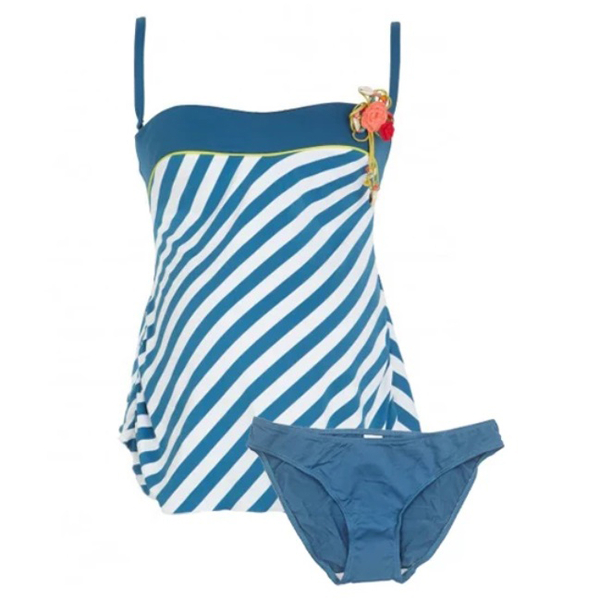 Купальник роздільний Cache Coeur Bania UPF50+, р.38, блакитний (141TK/10770) - Pampik