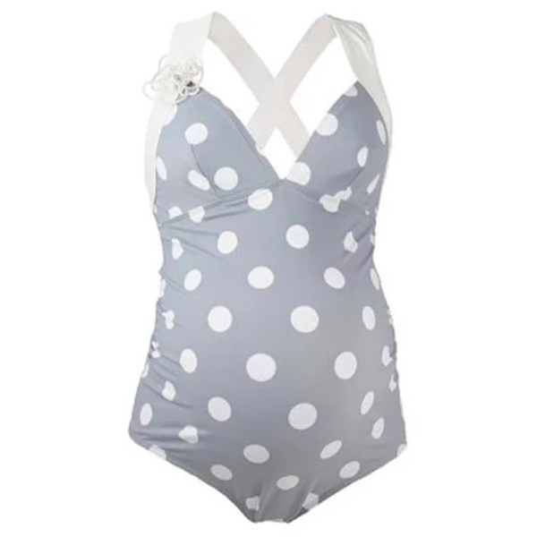 Купальник цільний Cache Coeur Retro, UPF50+, р.42, сірий в горох (122 ВМ/5231) - Pampik