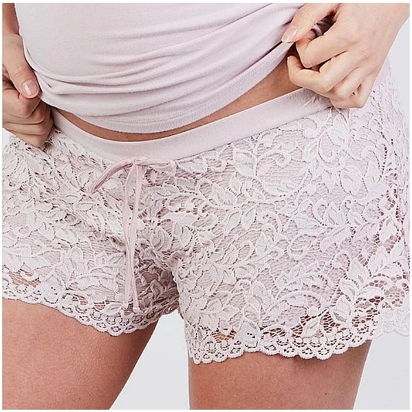 Пижама Cache Coeur Sofia, кофточка и шорты, р.S, чайная роза (TS1600,SH1600/35351) - Pampik - 4