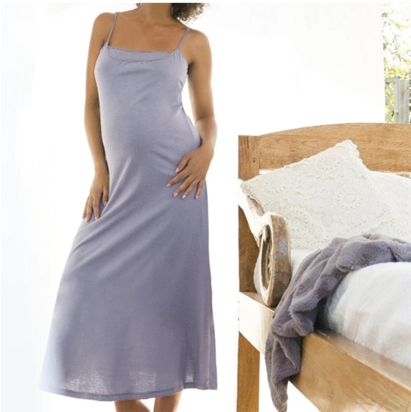 Нічна сорочка довга Cache Coeur, р.S, фіолетовий (NS1600/15184) - Pampik - 2