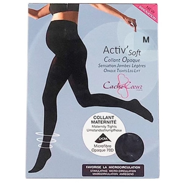 Колготки для вагітних Cache Coeur, 70 ден, р.M, темно-сірий (401CM/21693) - Pampik