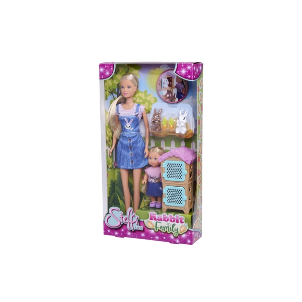 Ляльковий набір Simba Steffi Love Штеффі Сiм'я кроликiв (5733667) - Pampik