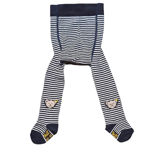 Колготи Steiff, бавовна, 2М, синій в смужку (15216/15070) - Pampik - 2