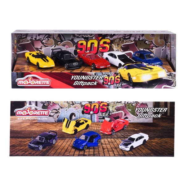 Набор металлических машинок Majorette Винтаж. 90-е, 7.5 см, 5 шт. (2052021) - Pampik - 7