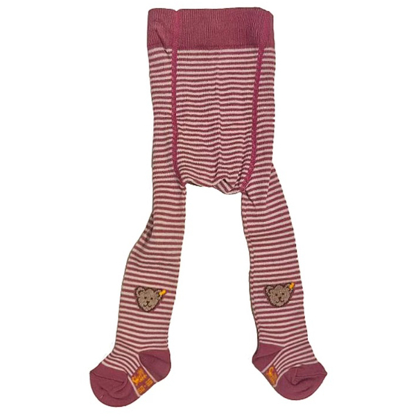 Колготы Steiff, хлопок, 2М, сиреневый в полоску (15216/15074) - Pampik - 2