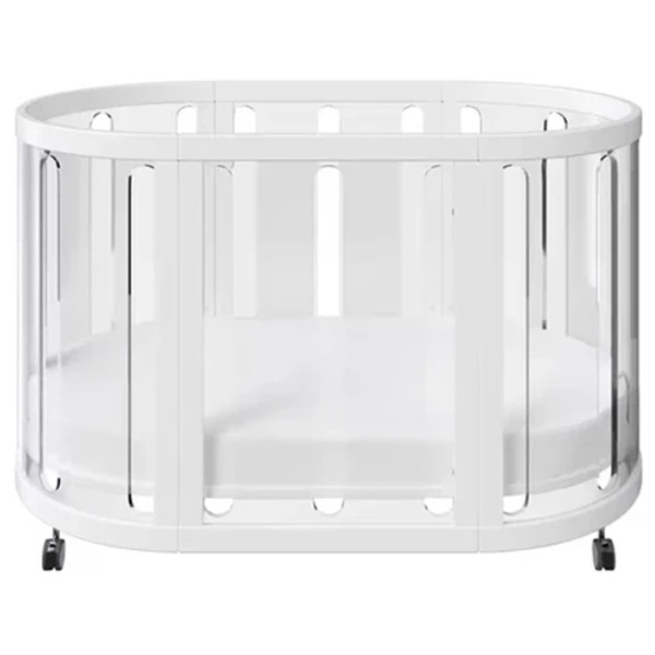 Ліжко трансформер 4 в 1 Babyhood Kaylula Sova, 76x130 см, прозорий (37540) - Pampik
