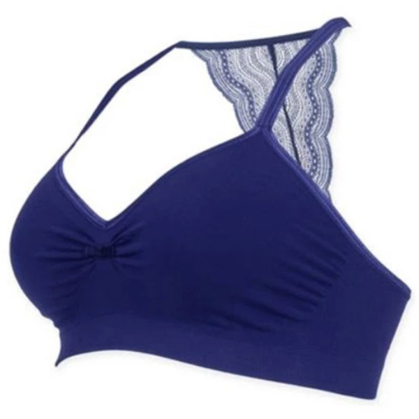 Топ для беременных бесшовный Cache Coeur Serenity, р.S, синий (SF1610/25871) - Pampik