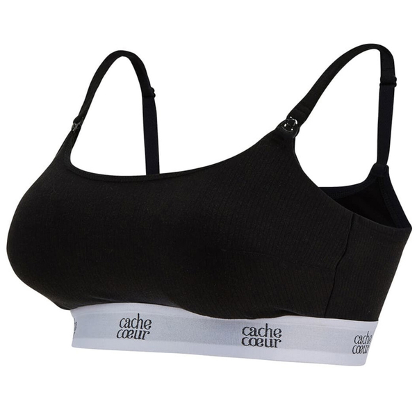 Бюстгальтер для кормления поглощающий Cache Coeur Bodyguard, р.S, черный (SF2112/36122) - Pampik