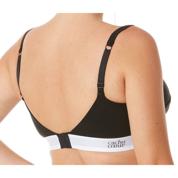 Бюстгальтер для кормления поглощающий Cache Coeur Bodyguard, р.S, черный (SF2112/36122) - Pampik - 3