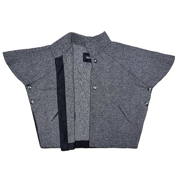 Пончо Pietro Brunelli, р.42, темно-серый (CP0157/11327) - Pampik - 2