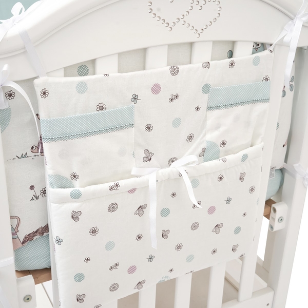 Постільний комплект Twins Sweet Forest, 8 ел., м'ятний (4051-SW-011) - Pampik - 7