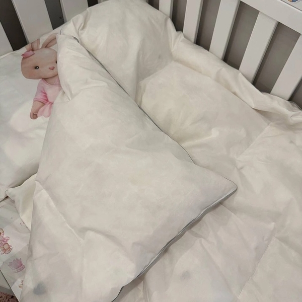 Ковдра Aro Artlander, пух перо, 100х135 см, білий (904290/37353) - Pampik - 5