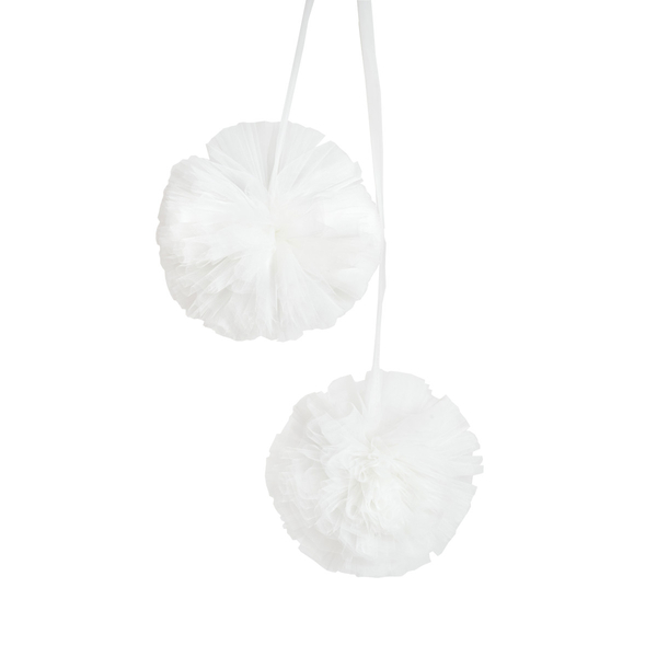 Помпони Twins Air, 2 шт., айворі (PB-1002-33) - Pampik