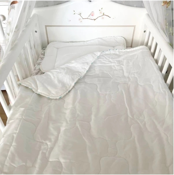 Ковдра та подушка гіпоалергенні Aro Artlander, 100х135 см, 40х60 см, білий (970801/32140) - Pampik - 5