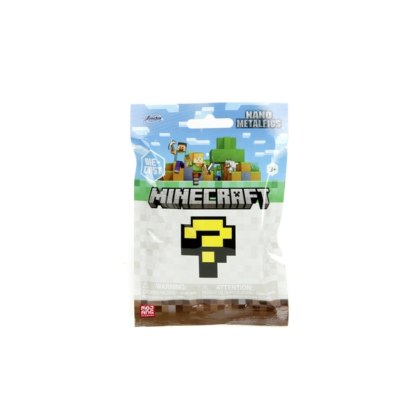 Коллекционная металическая фигурка-сюрприз Jada Minecraft Blind Pack Nanofigs Майнкрафт 5, в ассортименте (253261004) - Pampik