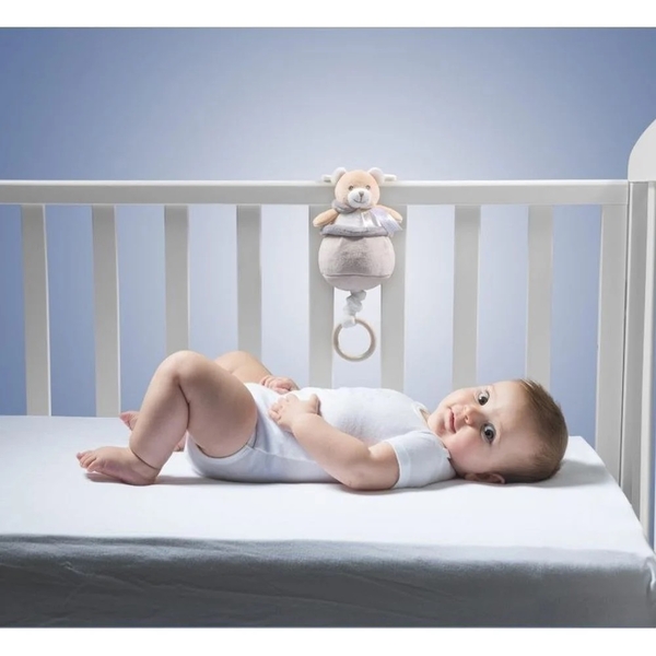 Іграшка-підвіска музична Chicco Ведмедик Doudou (09618.00) - Pampik - 4