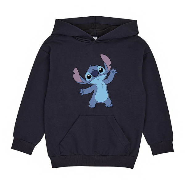 Худи Garnamama Basic Hoodie 2-х нить +наклейка модное детство 110 Синий (1049199.1416152) - Pampik