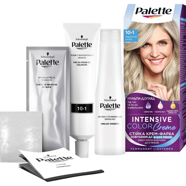 Краска для волос Palette C-10 Серебристый блондин, 110 мл - Pampik - 2