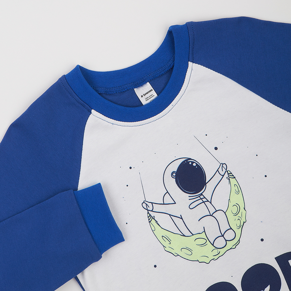 Лонгслів Garnamama Neon LS 134 Синий Белый (1064058.13336622) - Pampik - 3