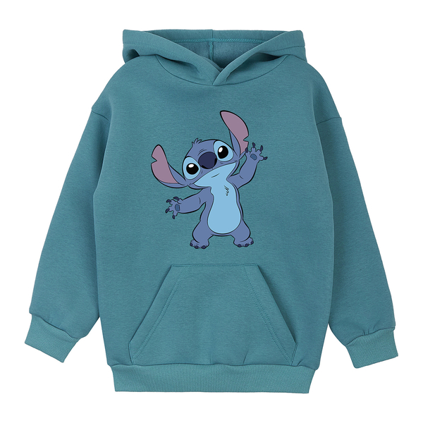 Худі на флісі Garnamama Basic Hoodie soft принт 122 Зелений (1039799.13978818) - Pampik