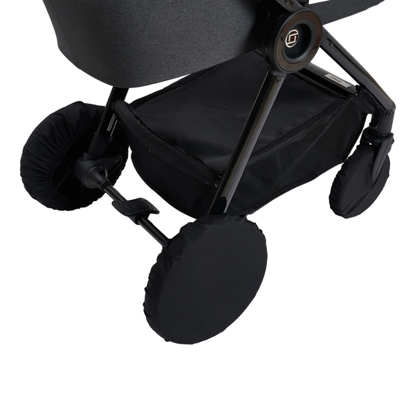 Чехол на колеса к коляске Twins, черный (8030-ЧT-13) - Pampik